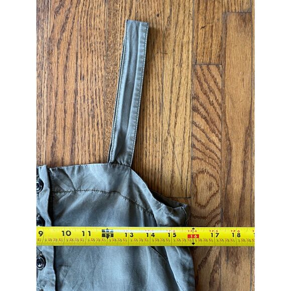 PRAIRIE UNDERGROUND Green Pullover Jumpsuit Coverall Dungarees  Women's Sz Small - Picture 7 of 9